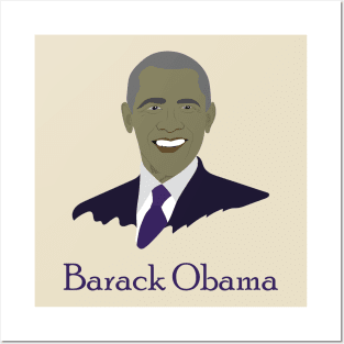 Barack Obama illustration Posters and Art